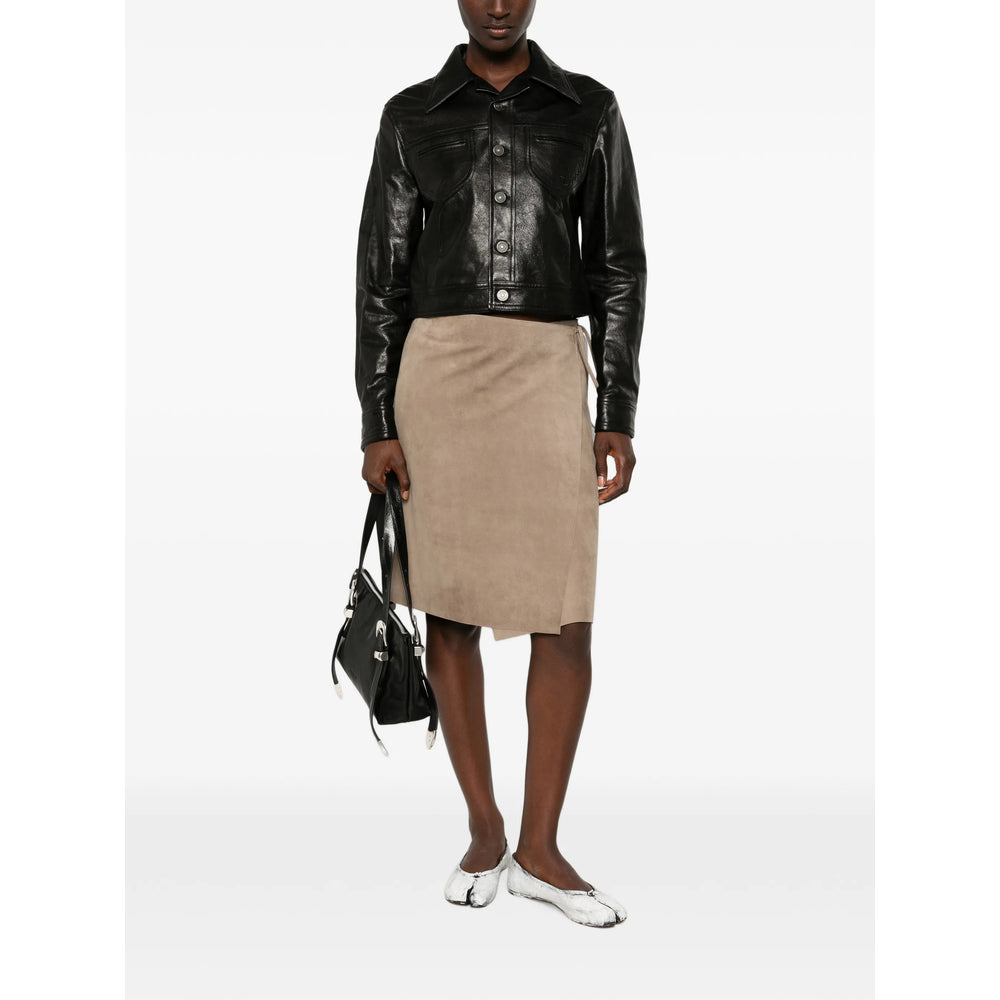 Amiri Black Jackets - Leather Jackets Women AMIRI