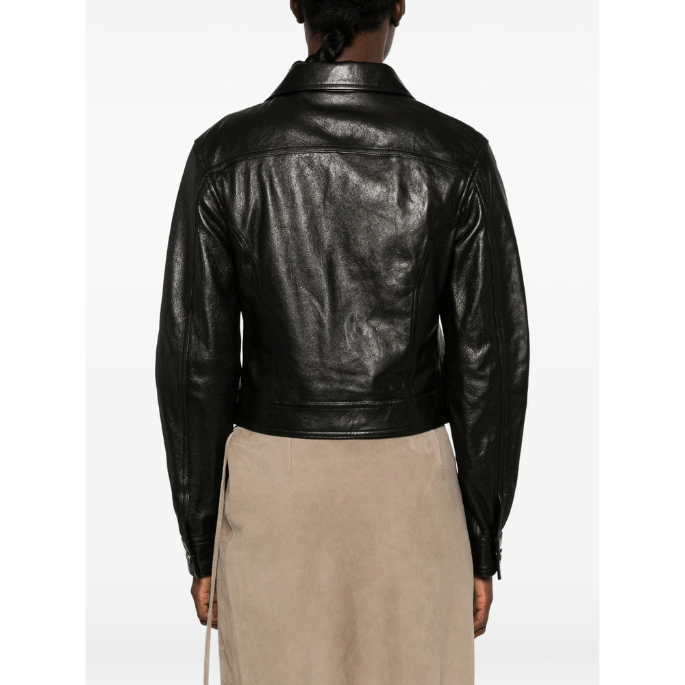 Amiri Black Jackets - Leather Jackets Women AMIRI