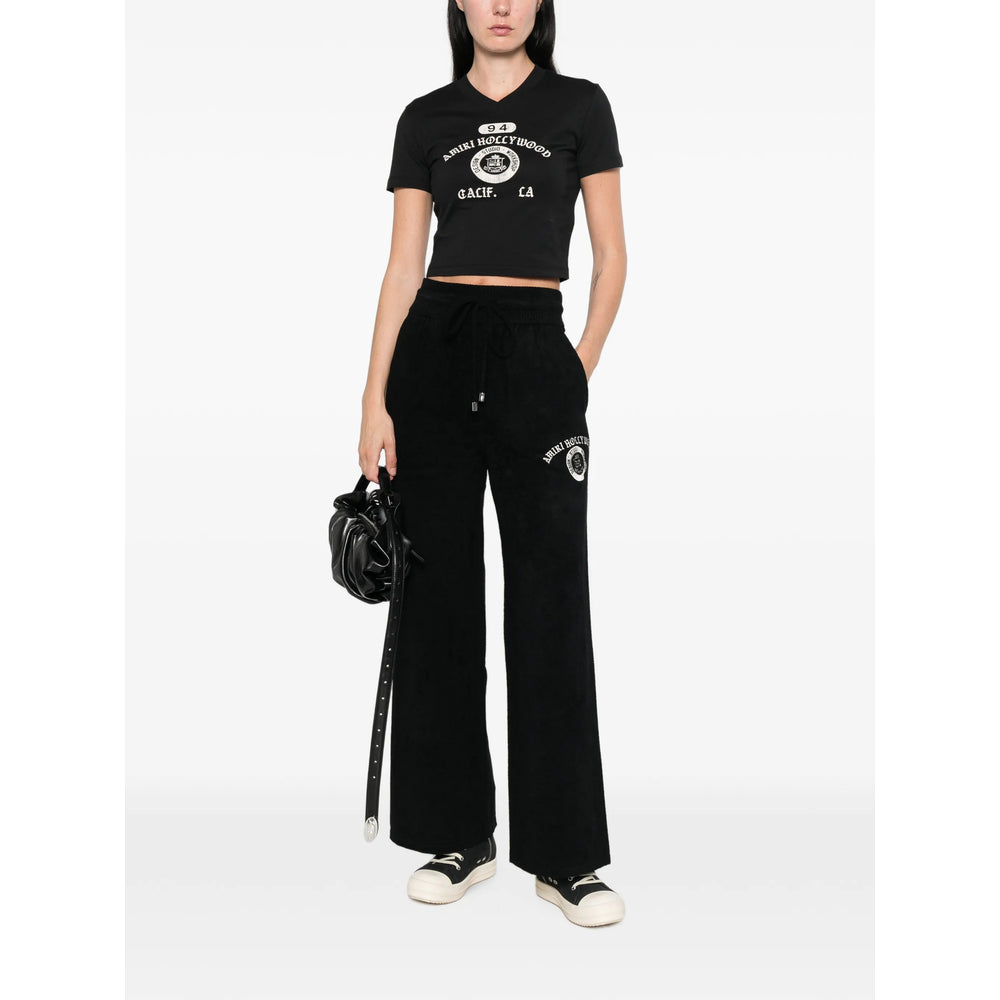 Amiri Black Trousers - Track Pants Women AMIRI