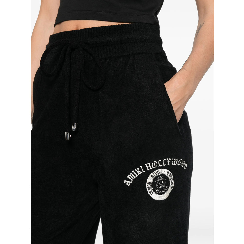 Amiri Black Trousers - Track Pants Women AMIRI
