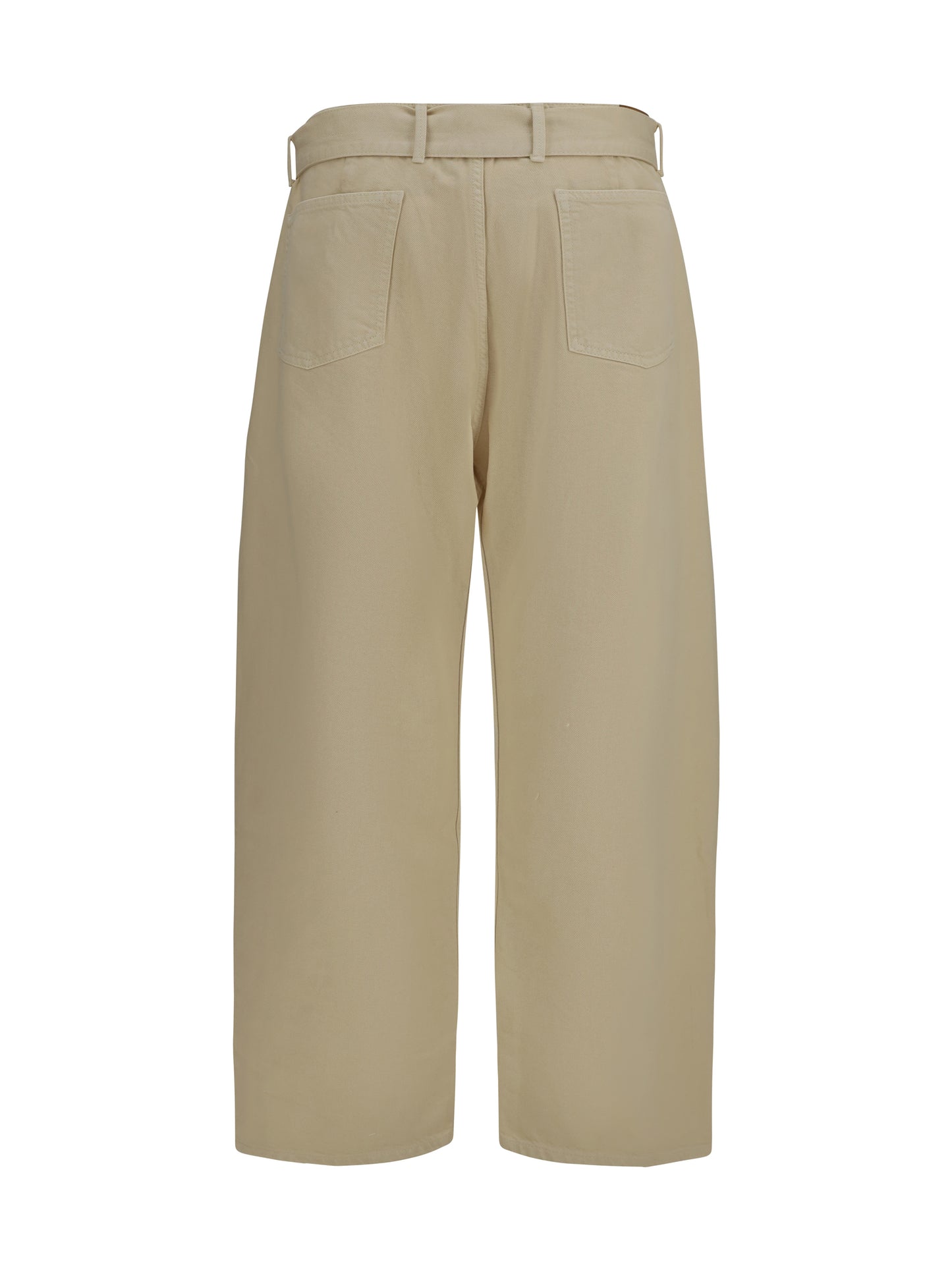 Magda Butrym Women Wide-Leg Denim Pants With Belt
