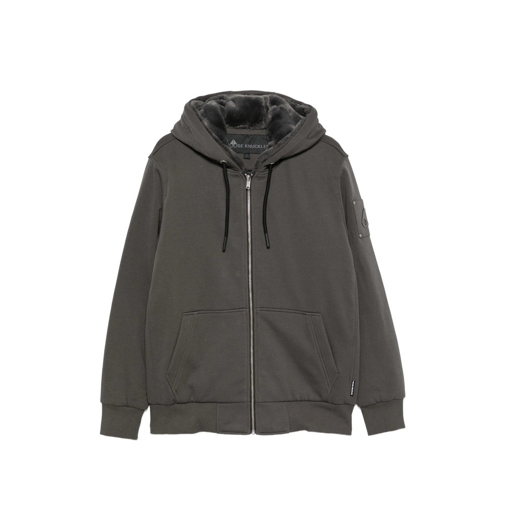 Moose Knuckles Grey Sweaters & Knitwear - Hoodies Men