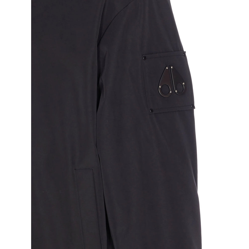 Moose Knuckles Black Jackets - Hooded Jackets Men MOOSE KNUCKLES
