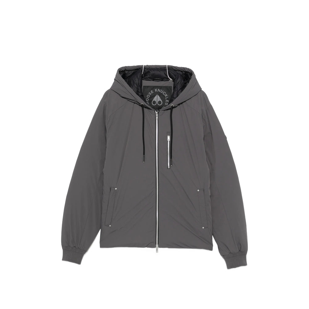 Moose Knuckles Grey Jackets - Hooded Jackets Men MOOSE KNUCKLES