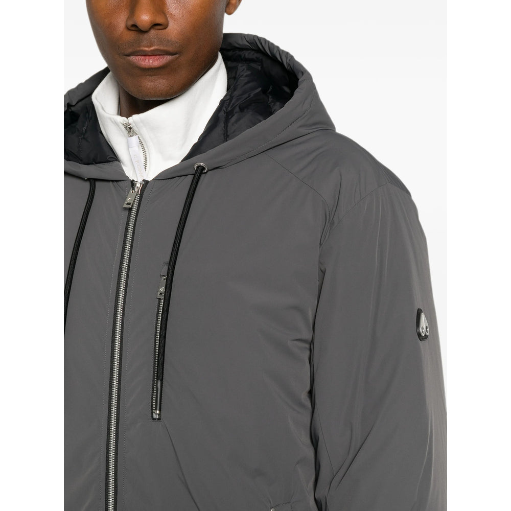 Moose Knuckles Grey Jackets - Hooded Jackets Men MOOSE KNUCKLES