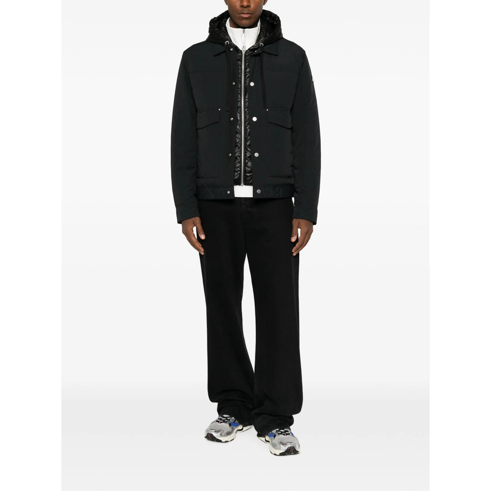 Moose Knuckles Black Jackets - Hooded Jackets Men MOOSE KNUCKLES