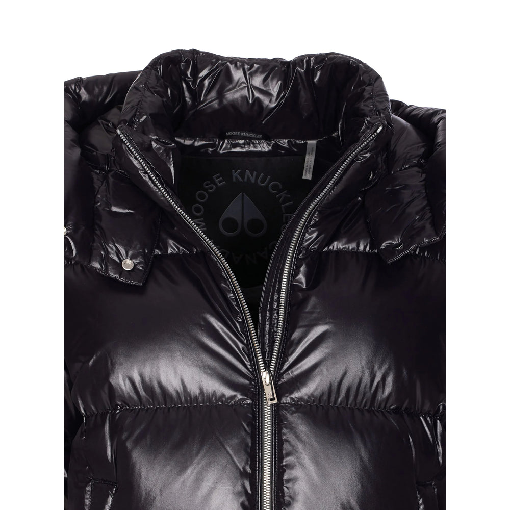 Moose Knuckles Black Jackets - Puffer Jackets Women MOOSE KNUCKLES