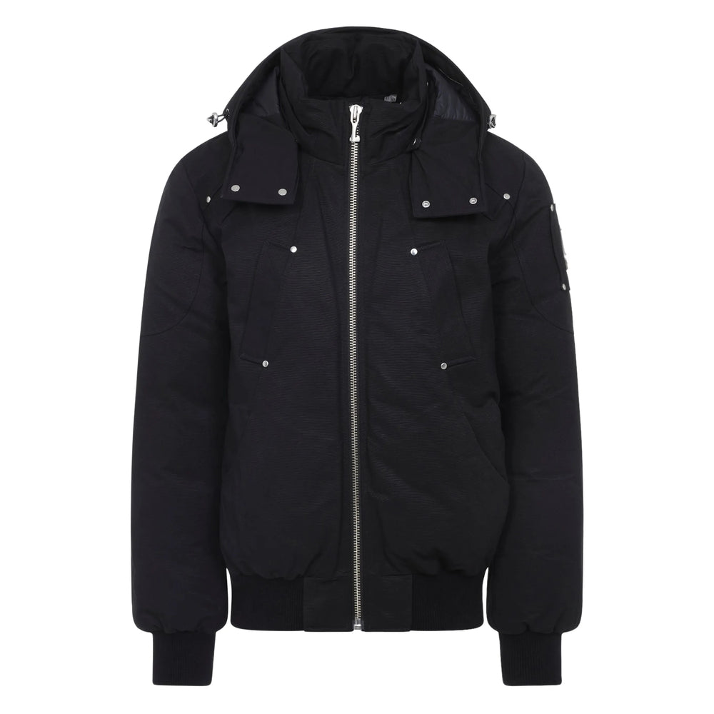 Moose Knuckles Black Jackets - Padded & Down Jackets Men