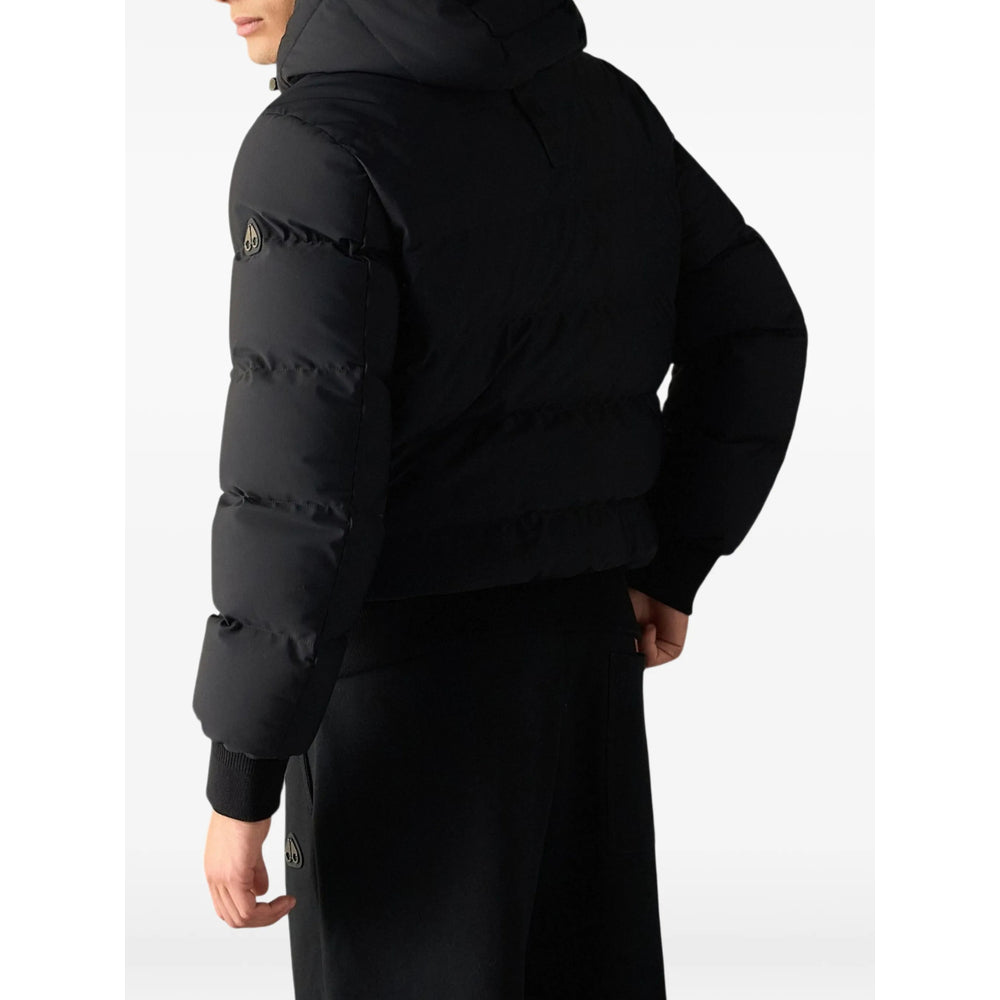 Moose Knuckles Black Jackets - Hooded Jackets Men MOOSE KNUCKLES