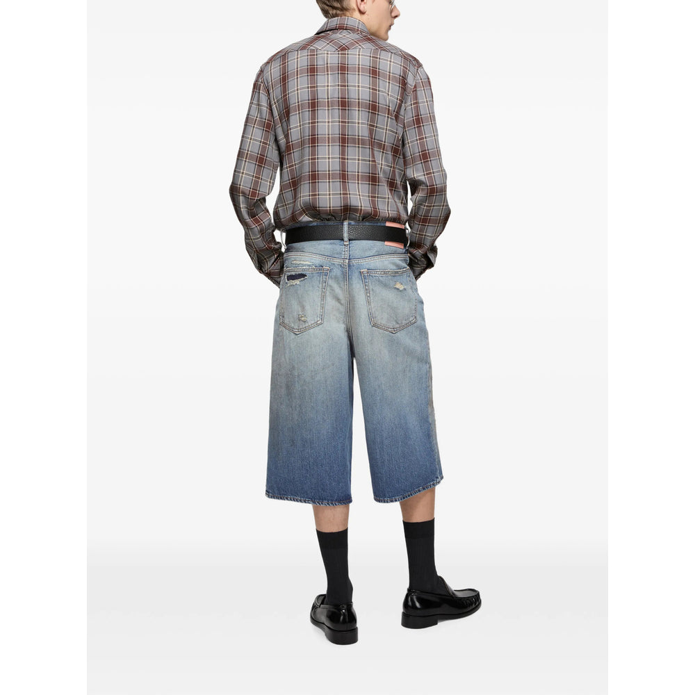 Acne Studios Blue Shorts - Denim Shorts Men ACNE STUDIOS