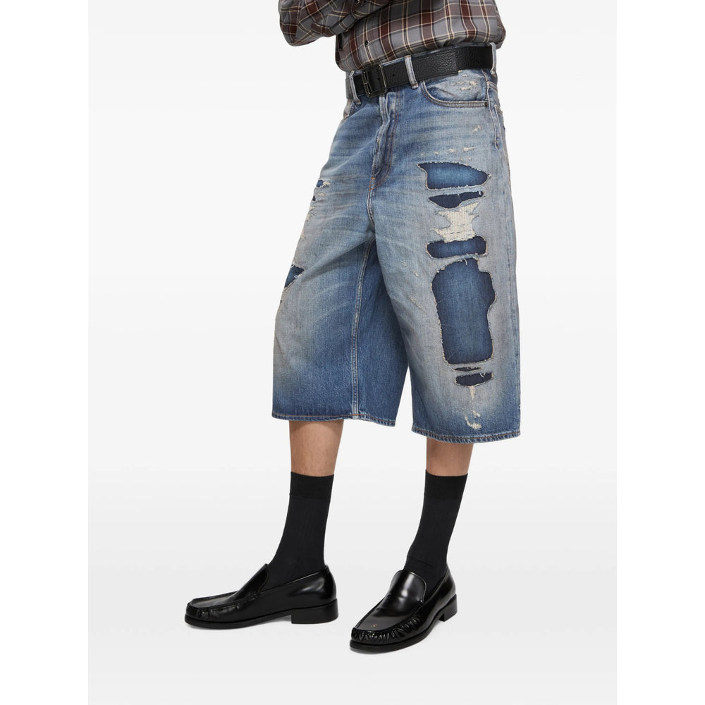 Acne Studios Blue Shorts - Denim Shorts Men ACNE STUDIOS