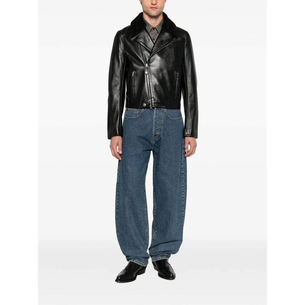 Acne Studios Black Jackets - Leather Jackets Men ACNE STUDIOS