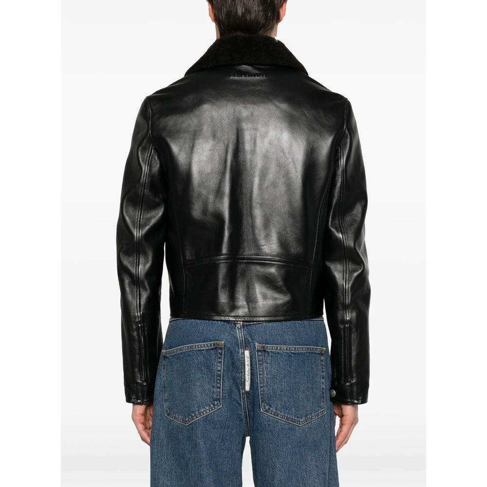Acne Studios Black Jackets - Leather Jackets Men ACNE STUDIOS