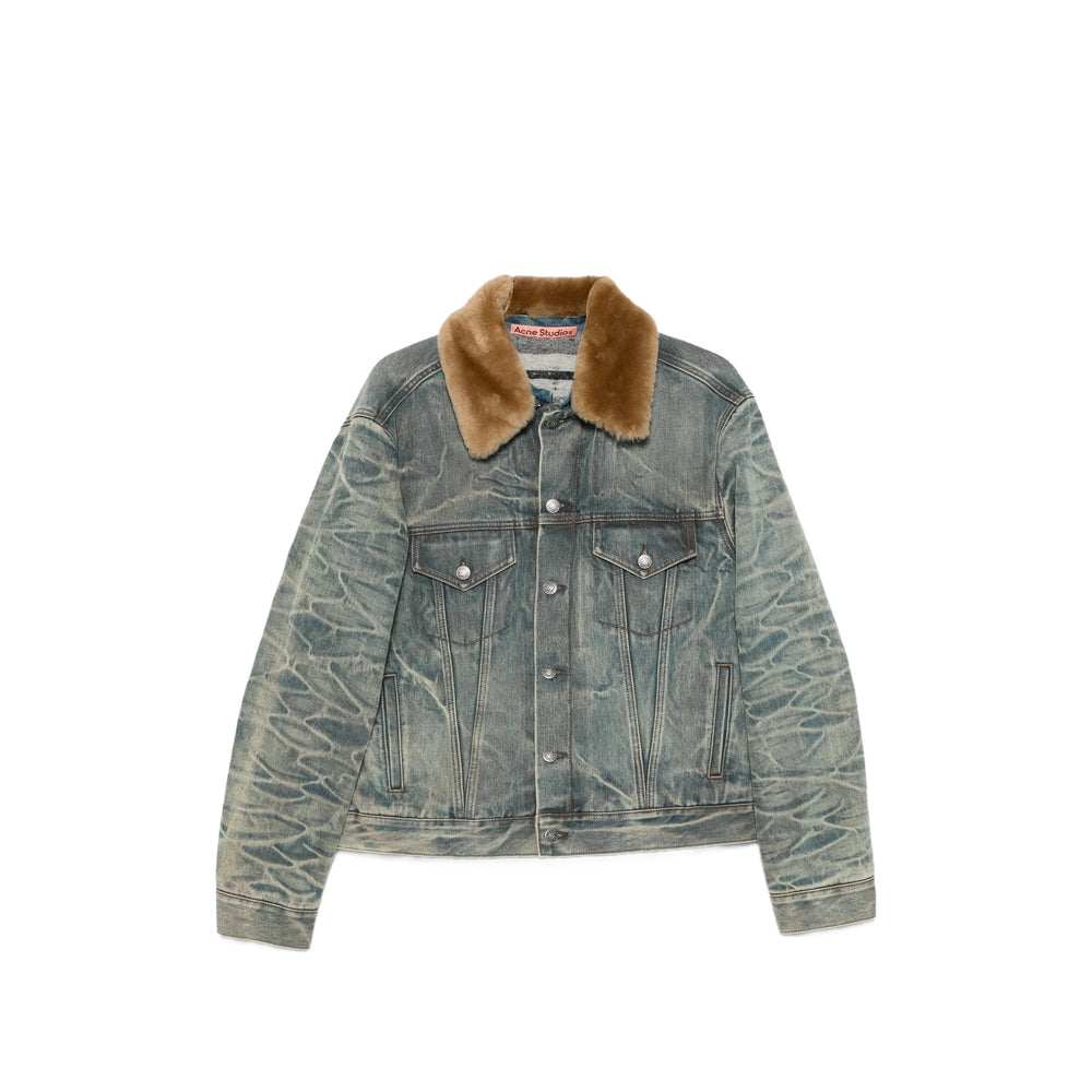 Acne Studios Blue Jackets - Denim Jackets Men ACNE STUDIOS