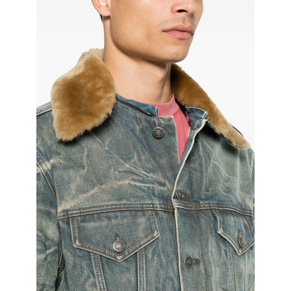 Acne Studios Blue Jackets - Denim Jackets Men ACNE STUDIOS