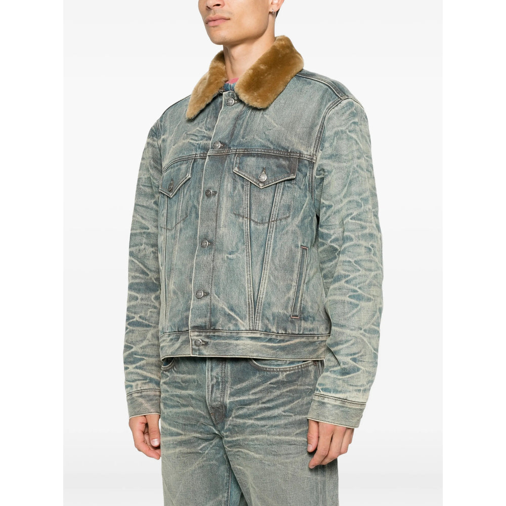 Acne Studios Blue Jackets - Denim Jackets Men ACNE STUDIOS