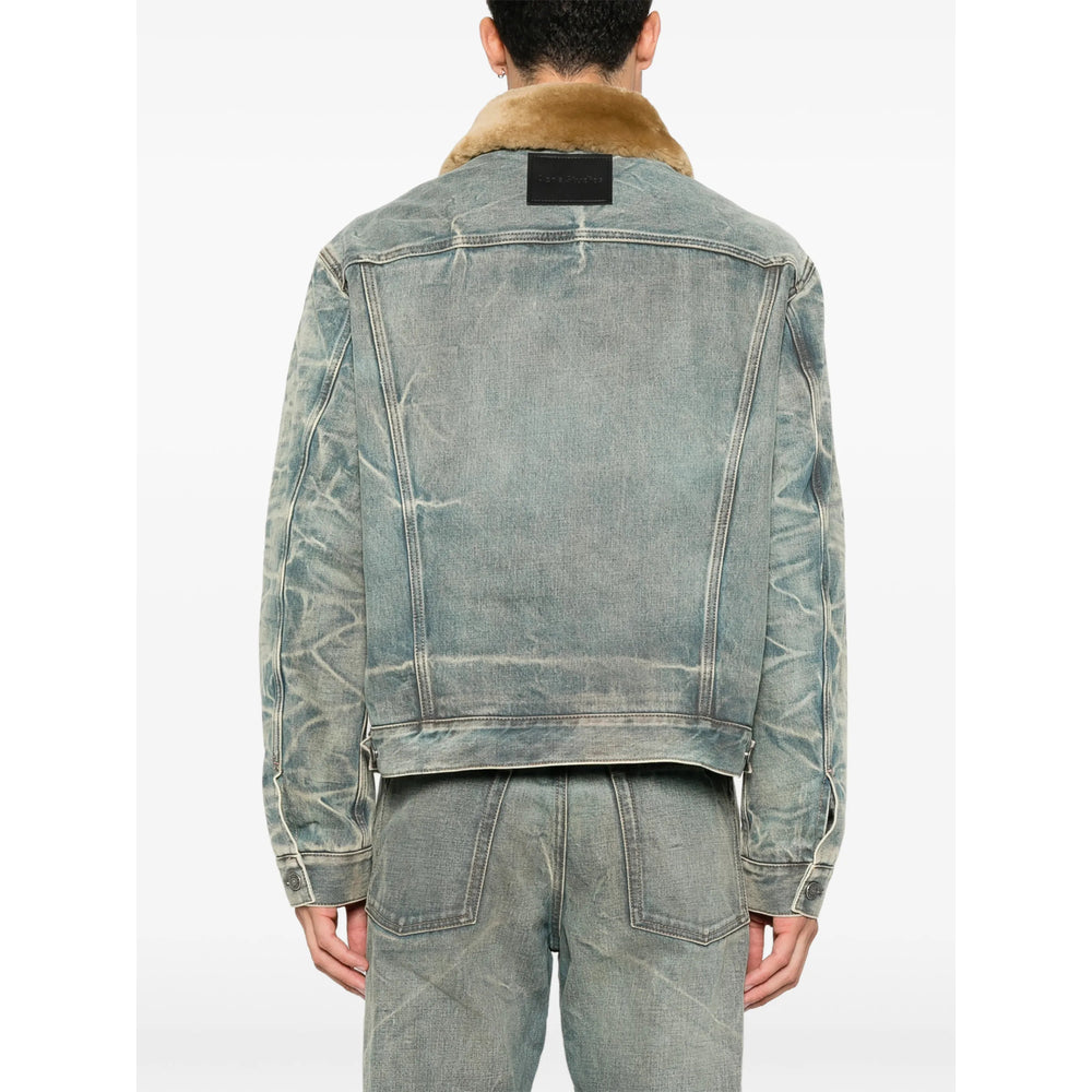 Acne Studios Blue Jackets - Denim Jackets Men ACNE STUDIOS