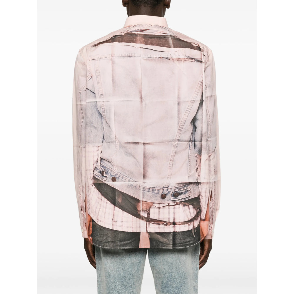 Acne Studios Pink Shirts Men ACNE STUDIOS