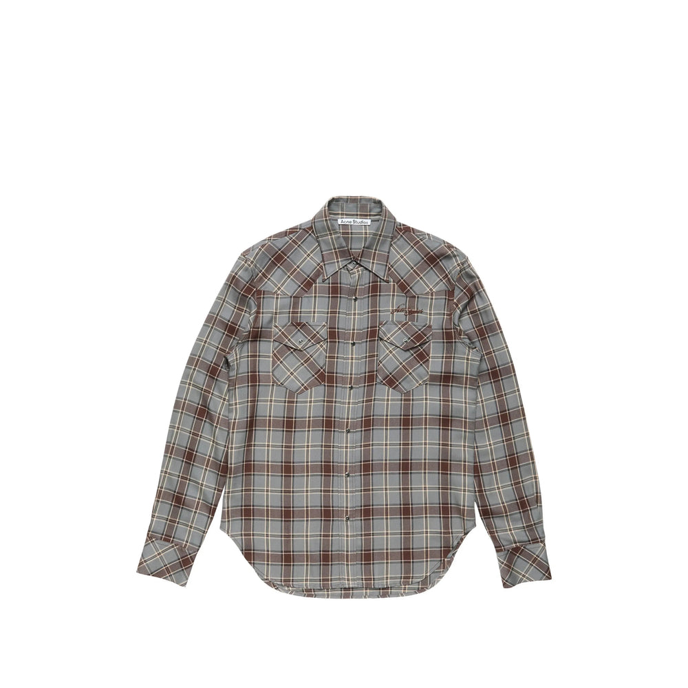 Acne Studios Grey Shirts Men ACNE STUDIOS
