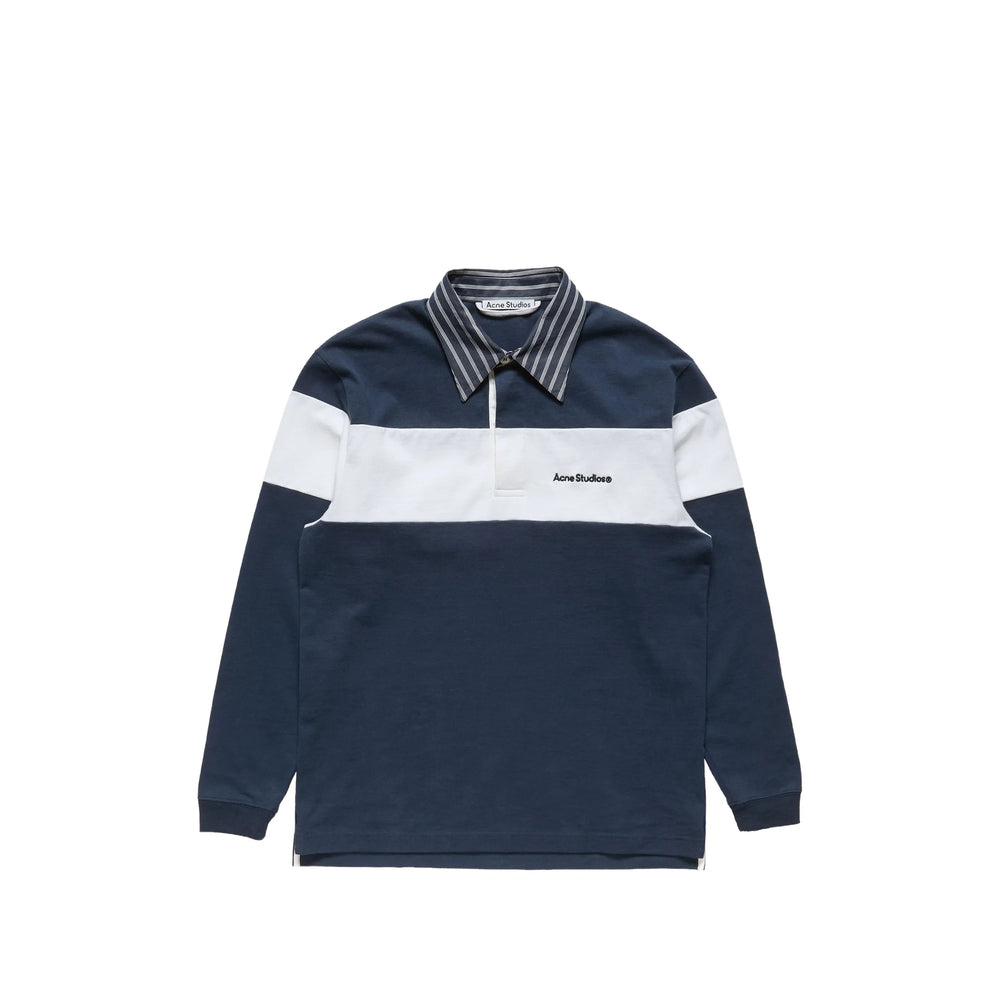 Acne Studios Blue Polo Shirts Men ACNE STUDIOS