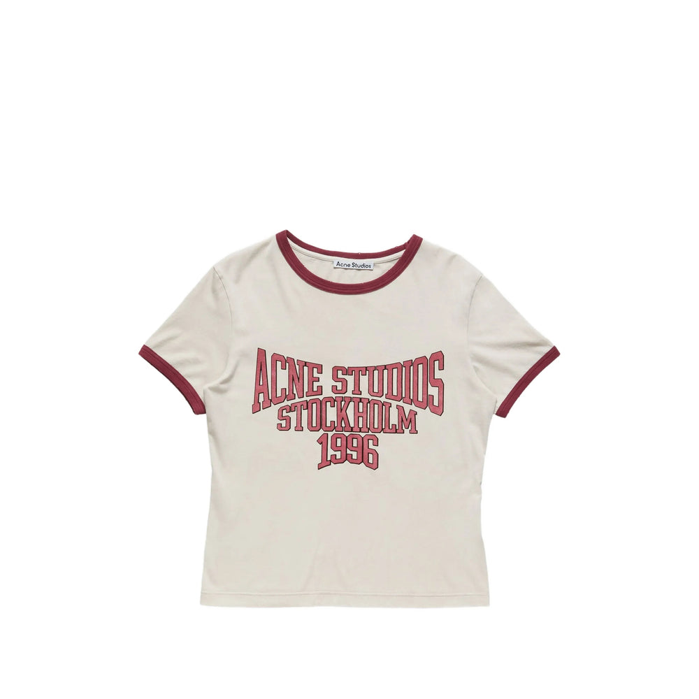Acne Studios Neutrals T-Shirts & Vests - T-Shirts Men ACNE STUDIOS
