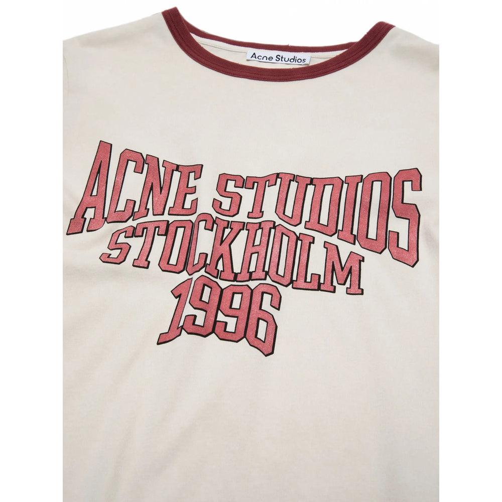 Acne Studios Neutrals T-Shirts & Vests - T-Shirts Men ACNE STUDIOS