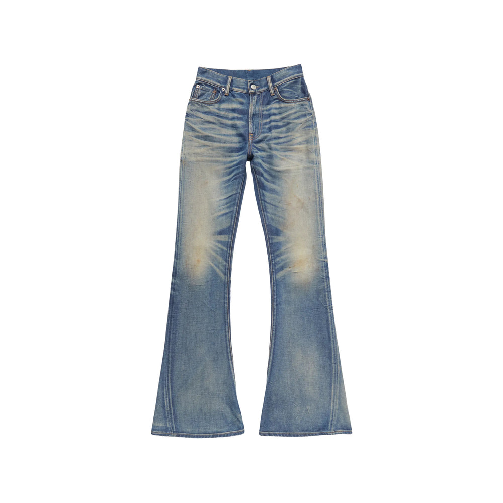 Acne Studios Blue Denim - Bootcut Jeans Women ACNE STUDIOS