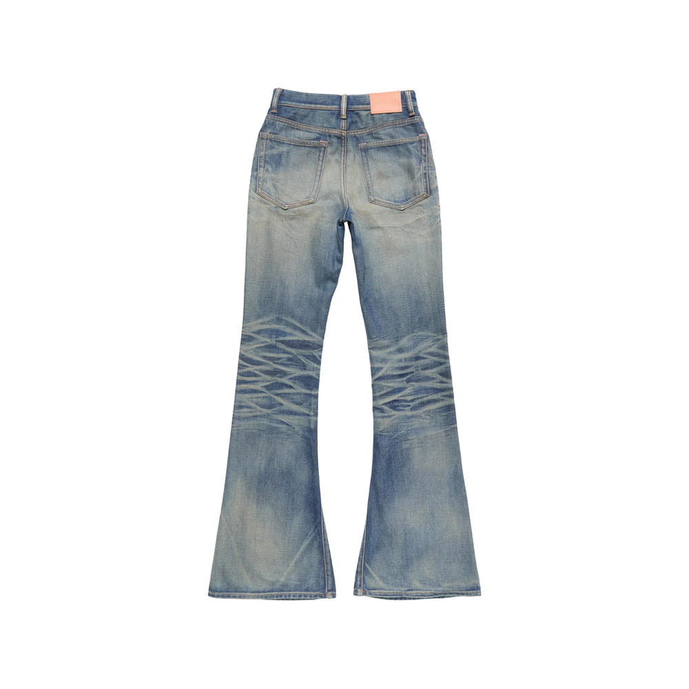 Acne Studios Blue Denim - Bootcut Jeans Women ACNE STUDIOS