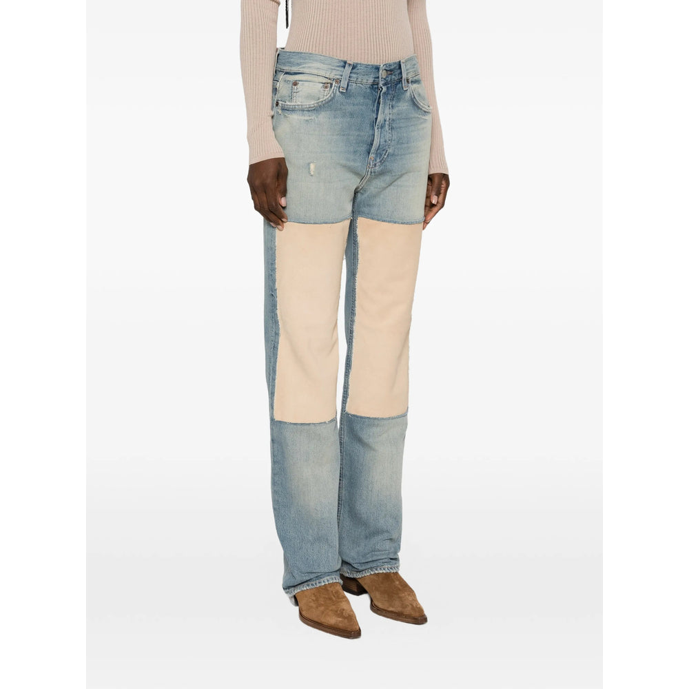 Acne Studios Blue Denim - Straight-Leg Jeans Women ACNE STUDIOS