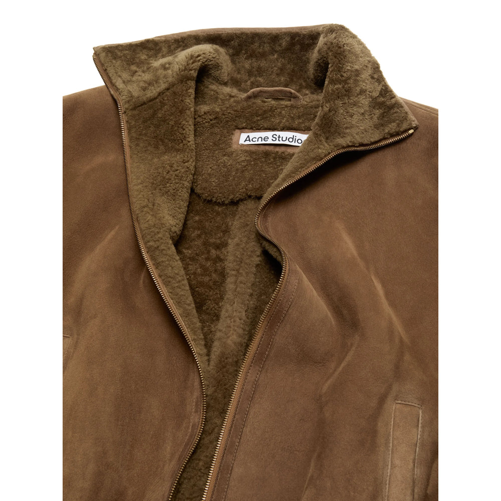 Acne Studios Brown Jackets - Leather Jackets Women ACNE STUDIOS