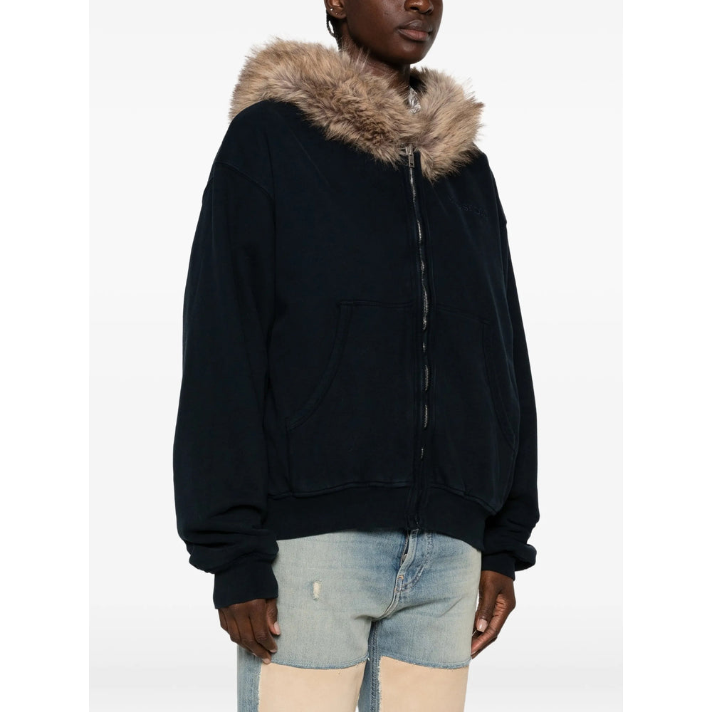 Acne Studios Blue Tops - Hoodies Women ACNE STUDIOS