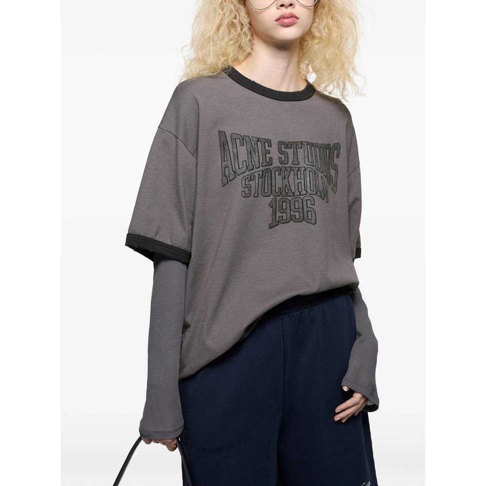 Acne Studios Grey Tops - T-Shirts & Jerseys Women ACNE STUDIOS