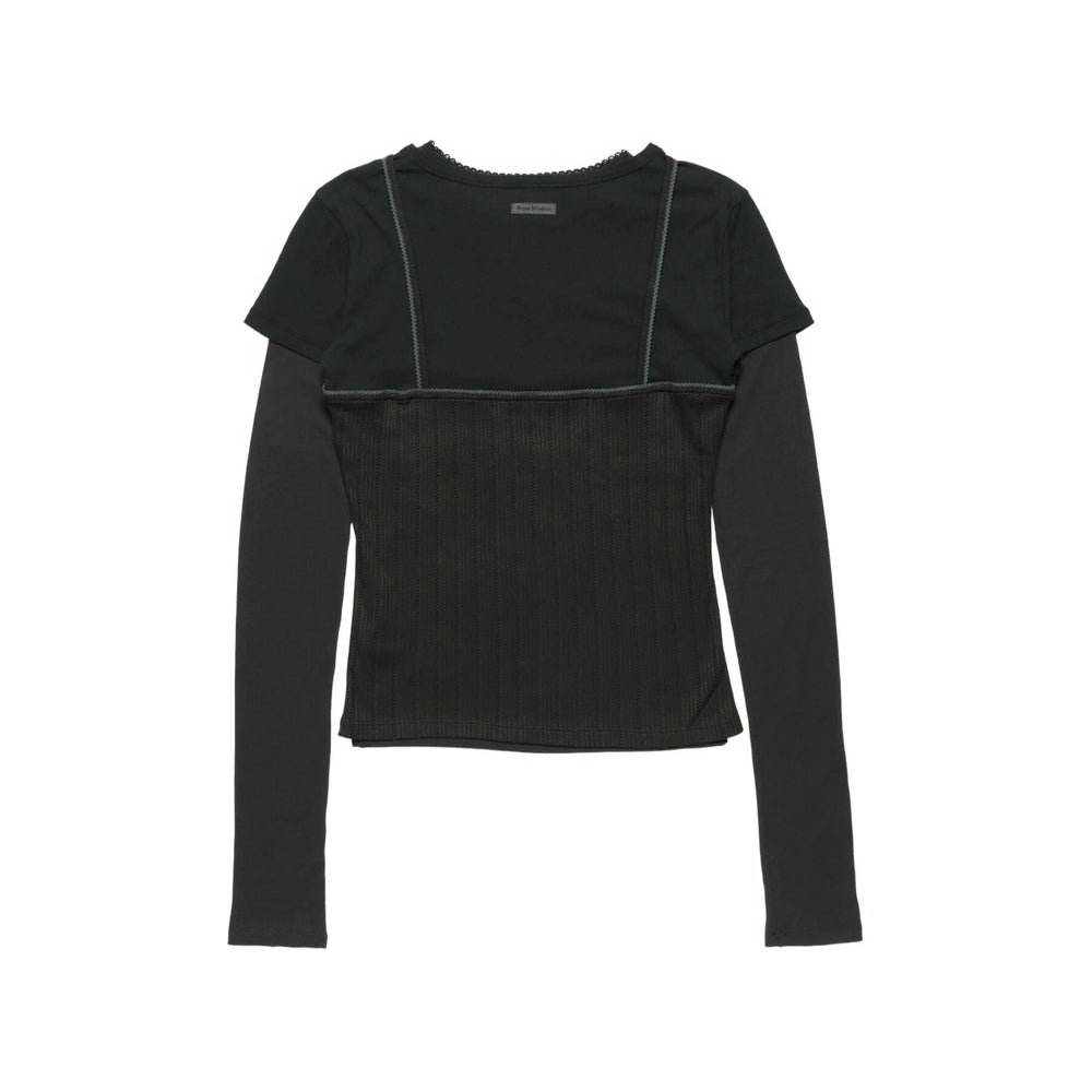 Acne Studios Black Tops - T-Shirts & Jerseys Women ACNE STUDIOS