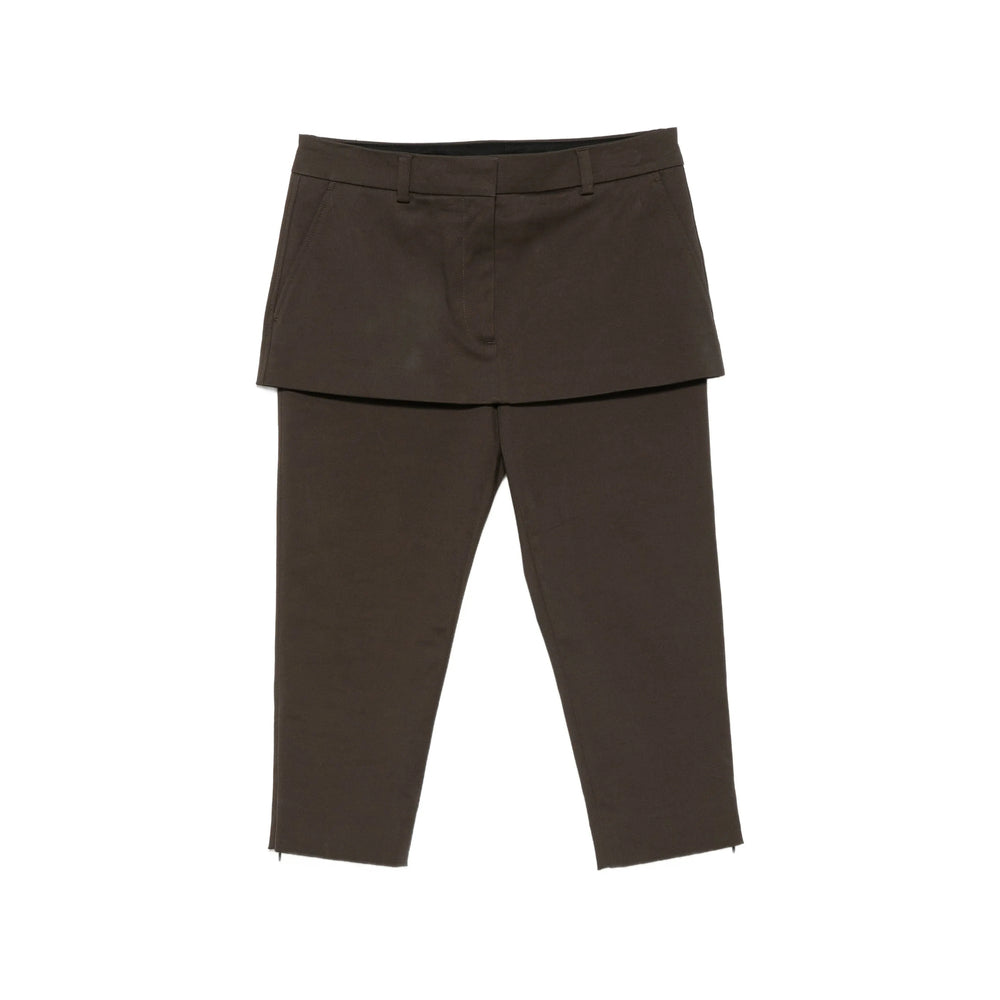 Acne Studios Brown Trousers - Cropped Trousers Women ACNE STUDIOS
