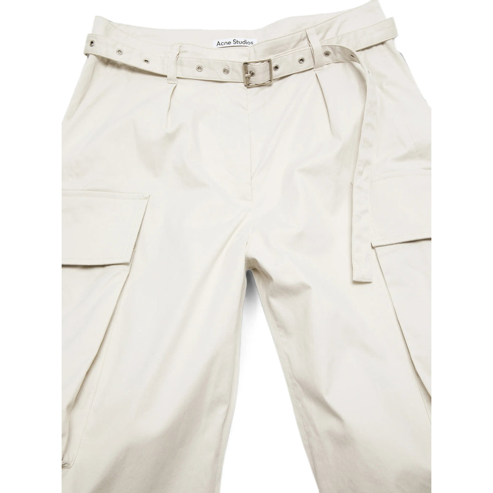 Acne Studios Neutrals Trousers - Straight Trousers Women ACNE STUDIOS