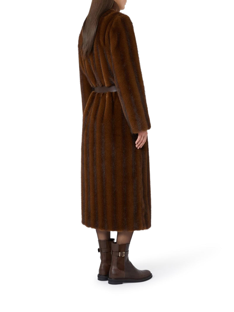 Max Mara Studio Women Long Coat With A Soft Texture MAX MARA STUDIO