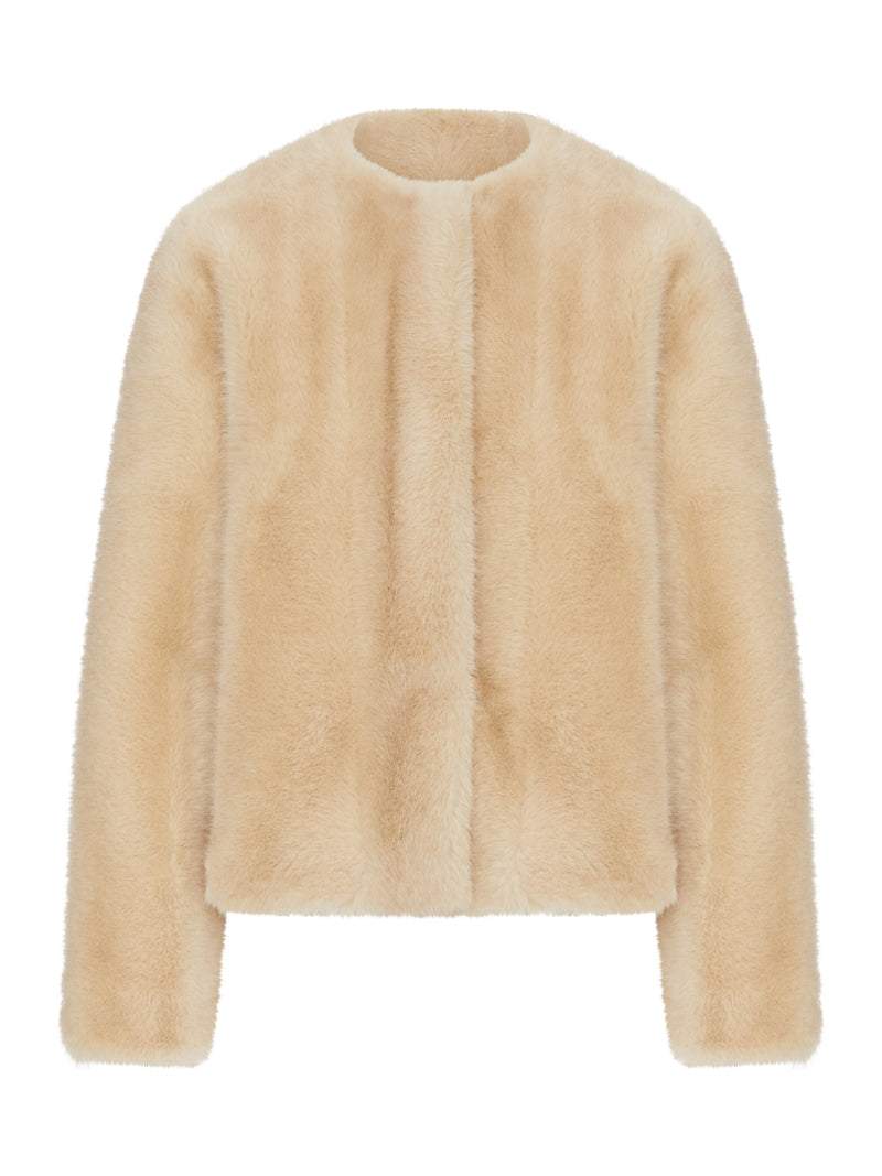 Max Mara Studio Women Short Eco Fur Jacket MAX MARA STUDIO