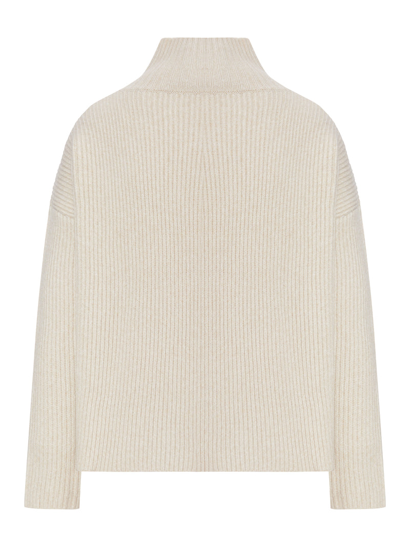 Max Mara Studio Women Ribbed Wool Turtleneck Sweater MAX MARA STUDIO
