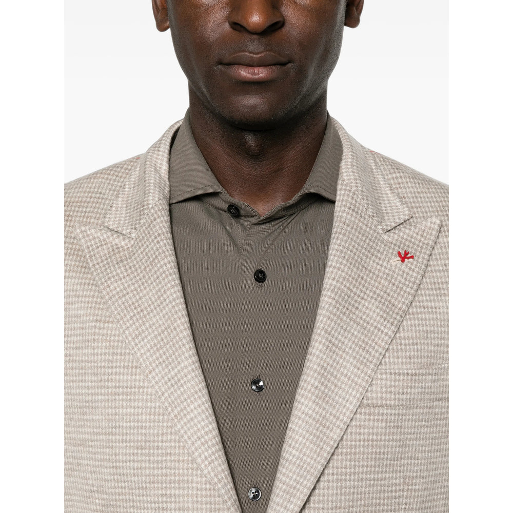 Isaia Neutrals Jackets - Blazers Men ISAIA