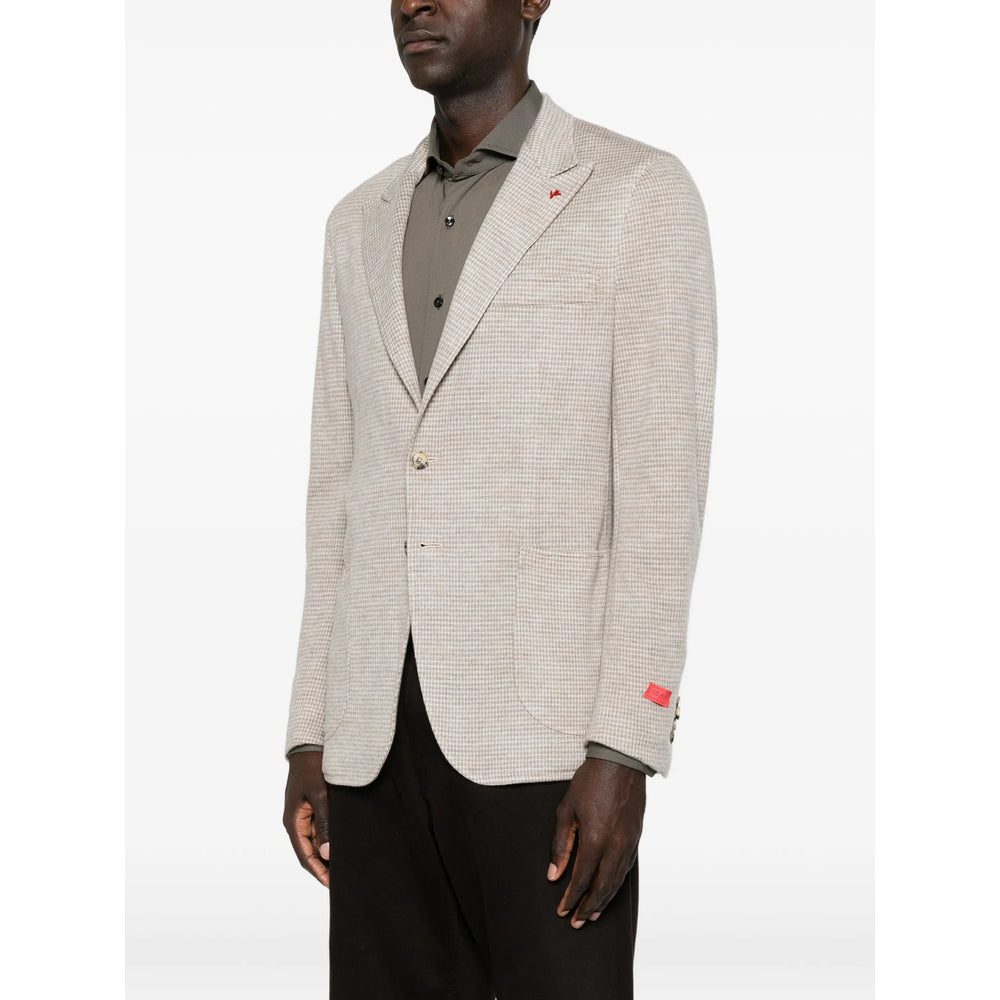 Isaia Neutrals Jackets - Blazers Men ISAIA