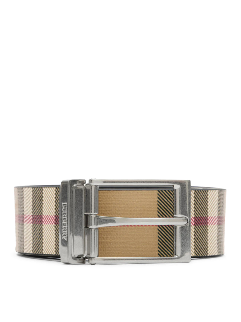 Burberry Men Reversible Check Belt BURBERRY