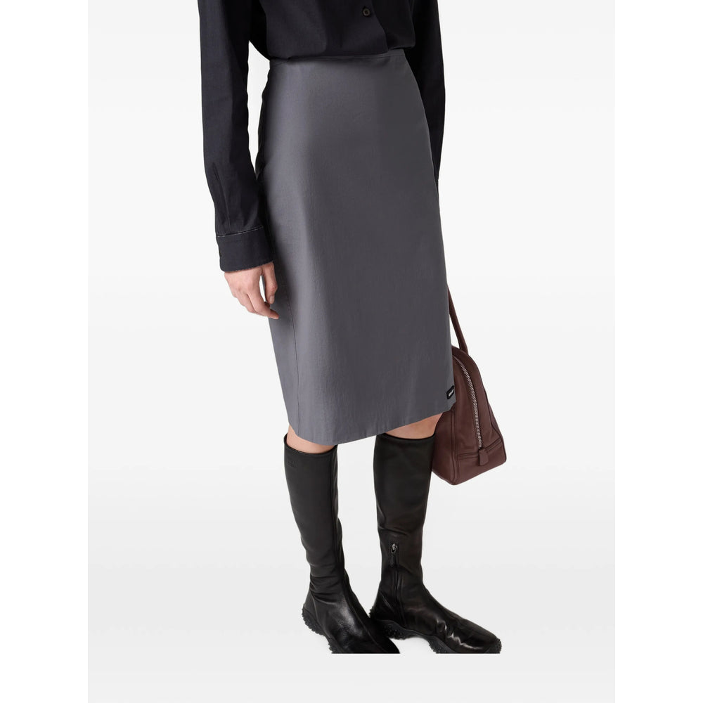 Miu Miu Grey Skirts - Pencil Skirts Women MIU MIU