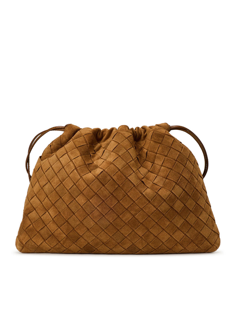 Bottega Veneta Women Medium Suede Clutch BOTTEGA VENETA