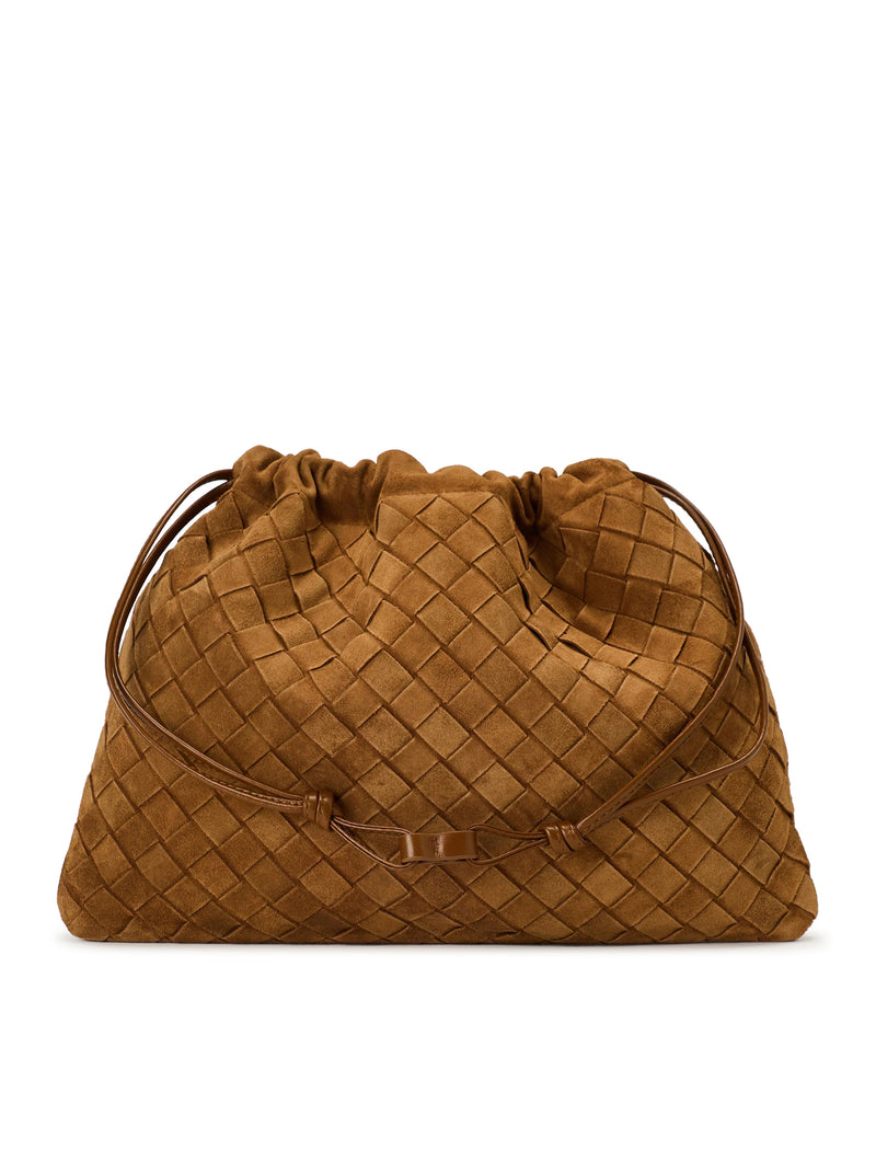 Bottega Veneta Women Medium Suede Clutch BOTTEGA VENETA