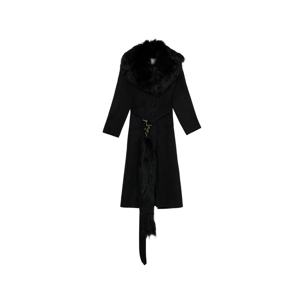 Blumarine Black Coats - Single Breasted Coats Women BLUMARINE