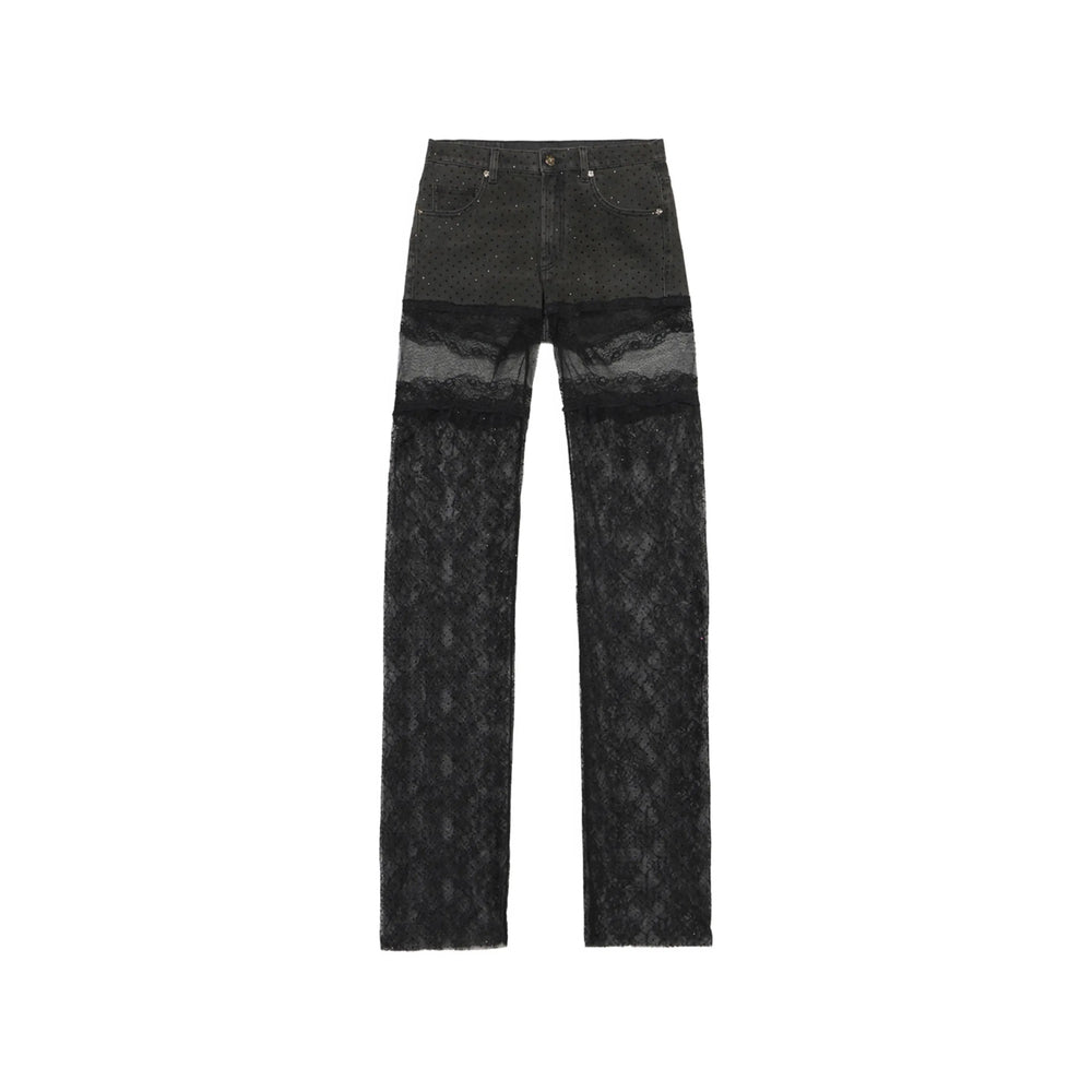 Blumarine Black Trousers - Straight Trousers Women BLUMARINE