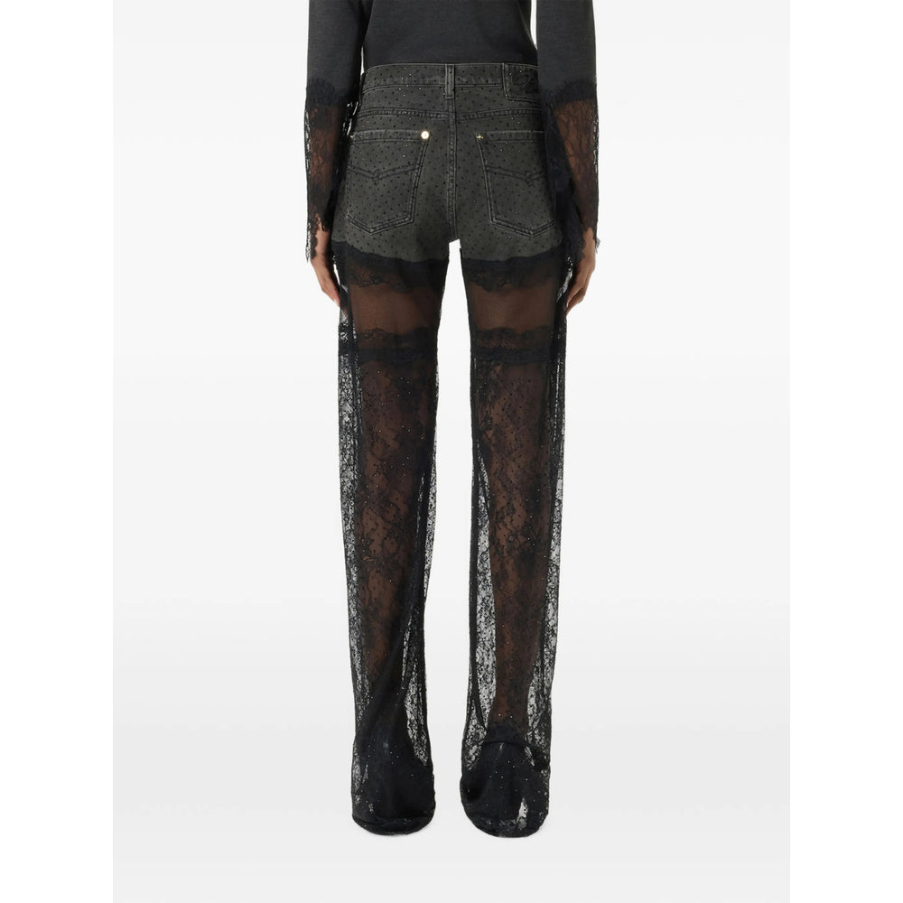 Blumarine Black Trousers - Straight Trousers Women BLUMARINE
