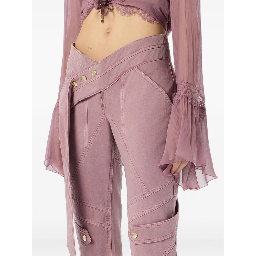 Blumarine Pink Trousers - Straight Trousers Women BLUMARINE