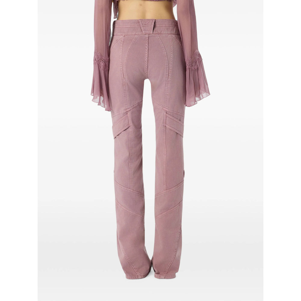 Blumarine Pink Trousers - Straight Trousers Women BLUMARINE