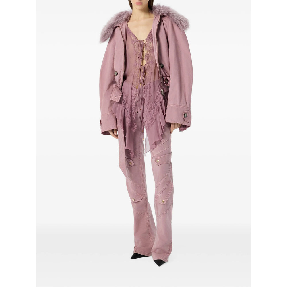 Blumarine Pink Jackets - Military Jackets Women BLUMARINE